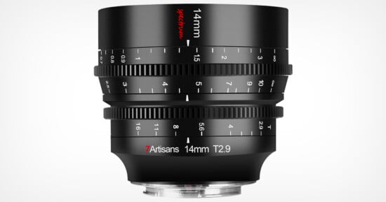 7artisans 14mm T2.9 Spectrum full-frame cinema lens