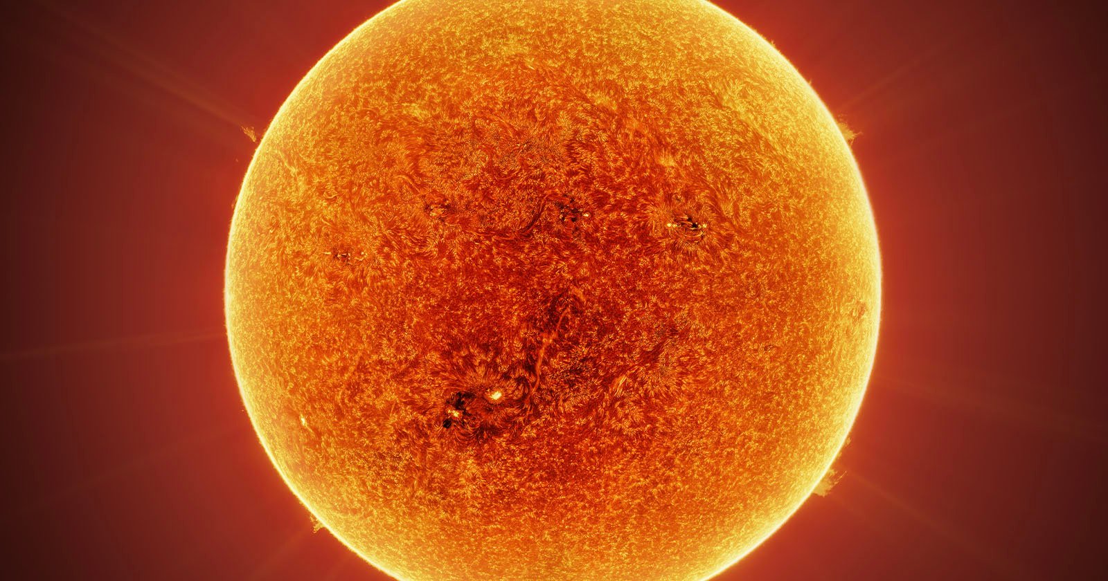 High resolution image of the sun